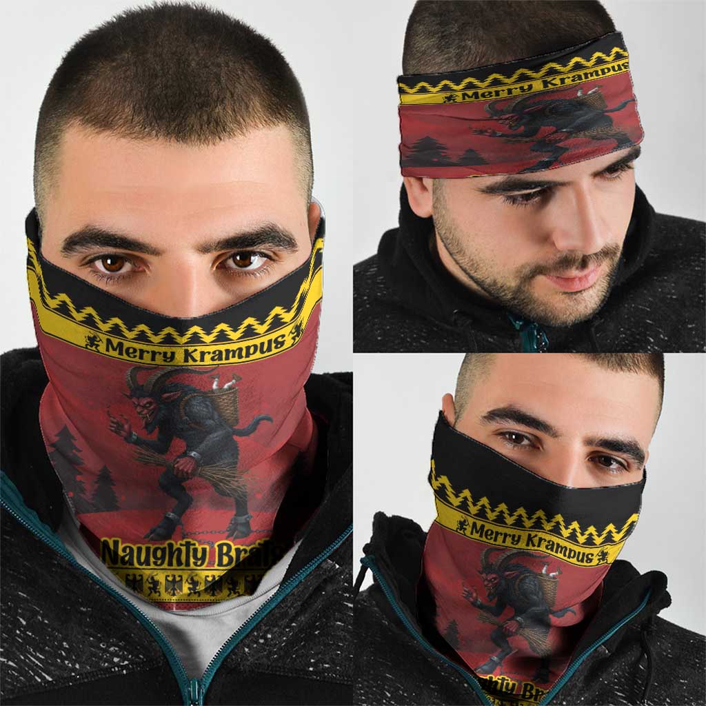 Merry Krampus Germany Neck Gaiter Frohe Weihnachten - Wonder Print Shop