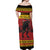 Merry Krampus Germany Off Shoulder Maxi Dress Frohe Weihnachten - Wonder Print Shop