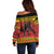 Merry Krampus Germany Off Shoulder Sweater Frohe Weihnachten - Wonder Print Shop