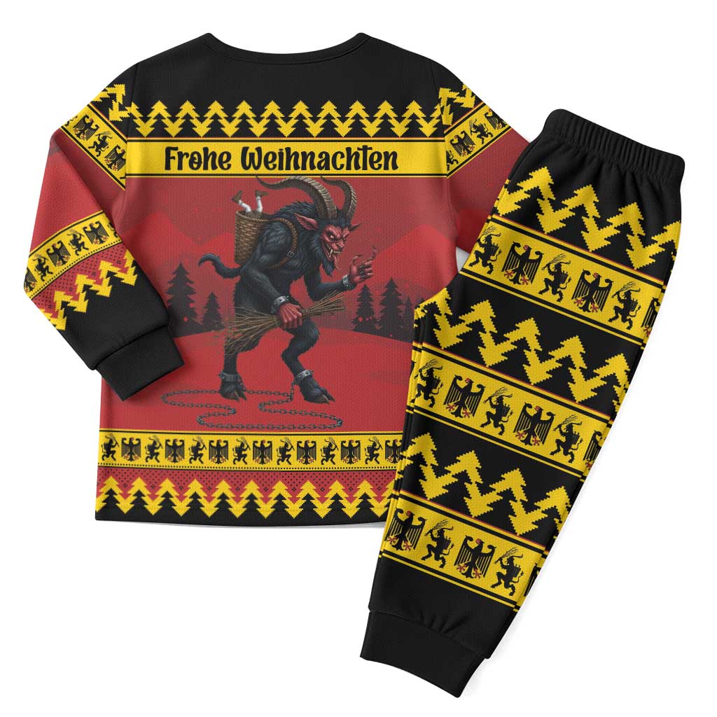 Merry Krampus Germany Christmas Pajama Set Frohe Weihnachten - Wonder Print Shop