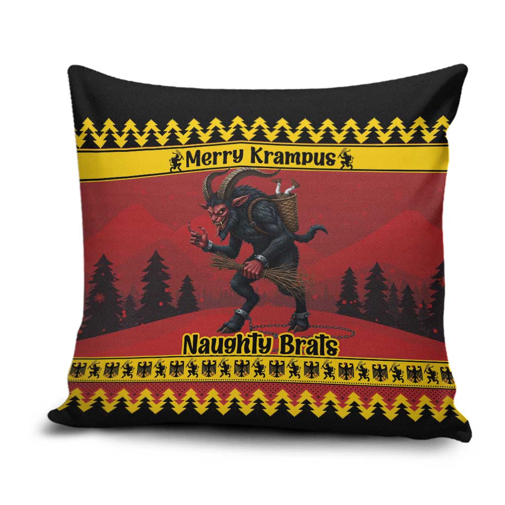 Merry Krampus Germany Pillow Cover Frohe Weihnachten - Wonder Print Shop