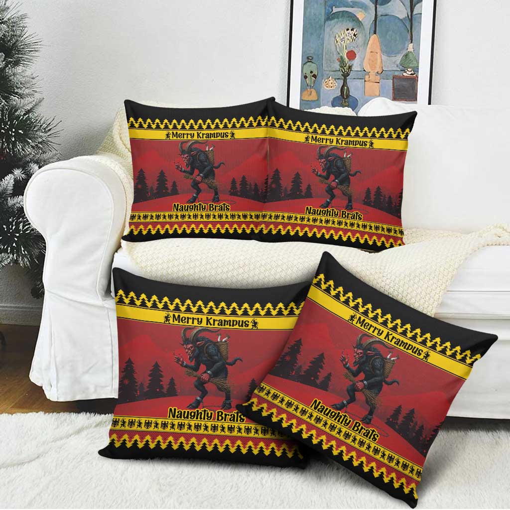 Merry Krampus Germany Pillow Cover Frohe Weihnachten - Wonder Print Shop