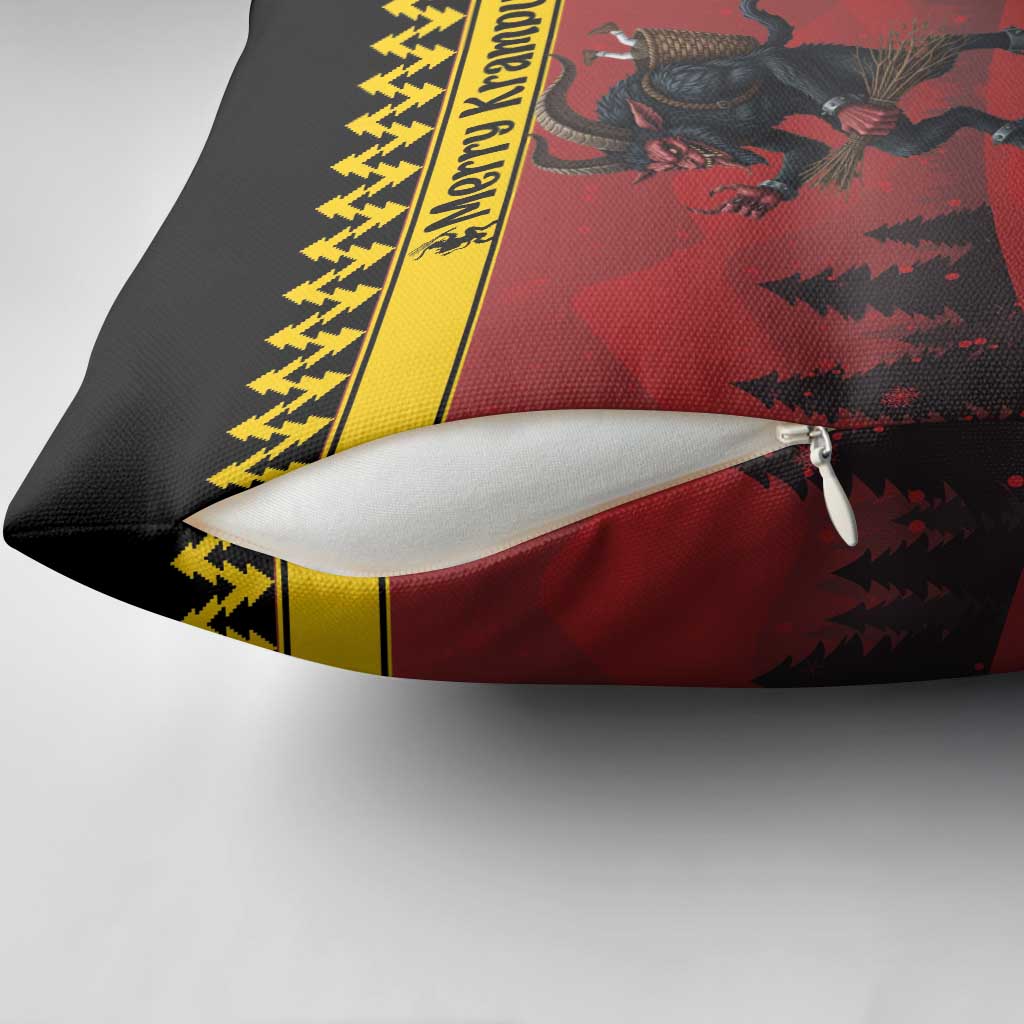 Merry Krampus Germany Pillow Cover Frohe Weihnachten - Wonder Print Shop