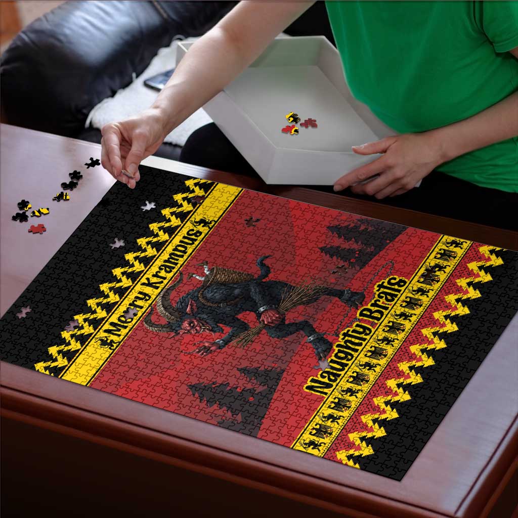 Merry Krampus Germany Puzzle Frohe Weihnachten - Wonder Print Shop