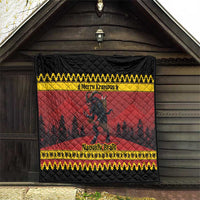 Merry Krampus Germany Quilt Frohe Weihnachten - Wonder Print Shop