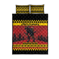 Merry Krampus Germany Quilt Bed Set Frohe Weihnachten - Wonder Print Shop