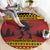 Merry Krampus Germany Round Carpet Frohe Weihnachten - Wonder Print Shop