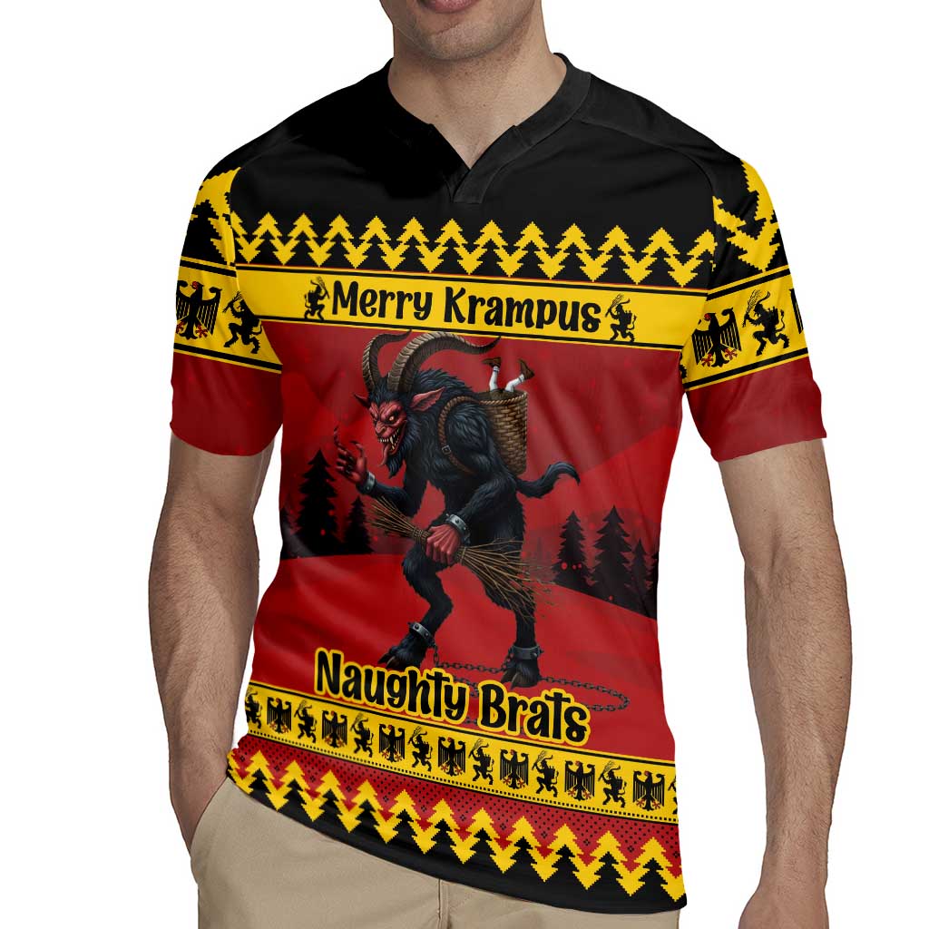 Merry Krampus Germany Rugby Jersey Frohe Weihnachten - Wonder Print Shop
