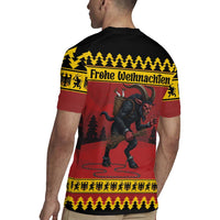 Merry Krampus Germany Rugby Jersey Frohe Weihnachten - Wonder Print Shop