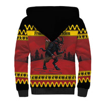 Merry Krampus Germany Sherpa Hoodie Frohe Weihnachten - Wonder Print Shop
