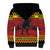 Merry Krampus Germany Sherpa Hoodie Frohe Weihnachten - Wonder Print Shop