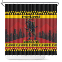 Merry Krampus Germany Shower Curtain Frohe Weihnachten - Wonder Print Shop