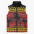 Merry Krampus Germany Sleeveless Puffer Jacket Frohe Weihnachten - Wonder Print Shop