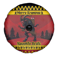 Merry Krampus Germany Spare Tire Cover Frohe Weihnachten - Wonder Print Shop