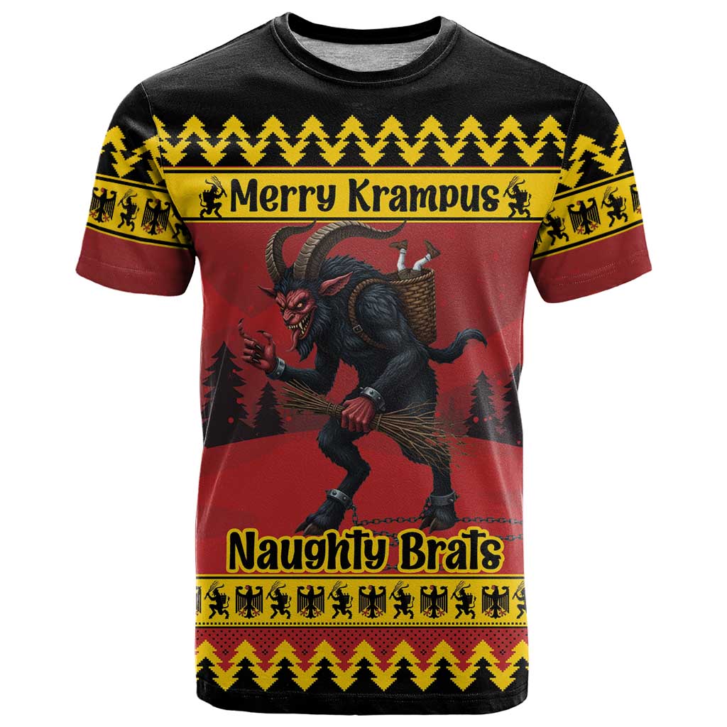 Merry Krampus Germany T Shirt Frohe Weihnachten - Wonder Print Shop