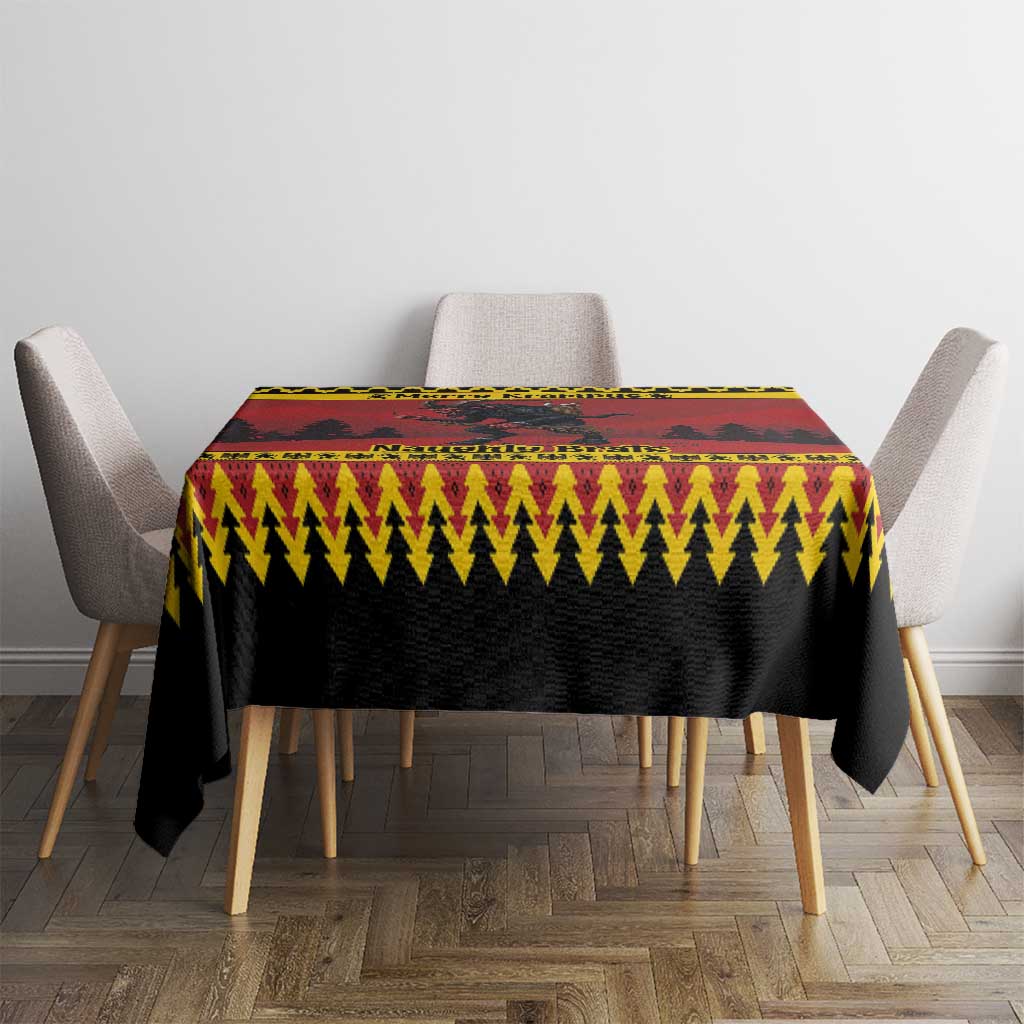 Merry Krampus Germany Tablecloth Frohe Weihnachten - Wonder Print Shop