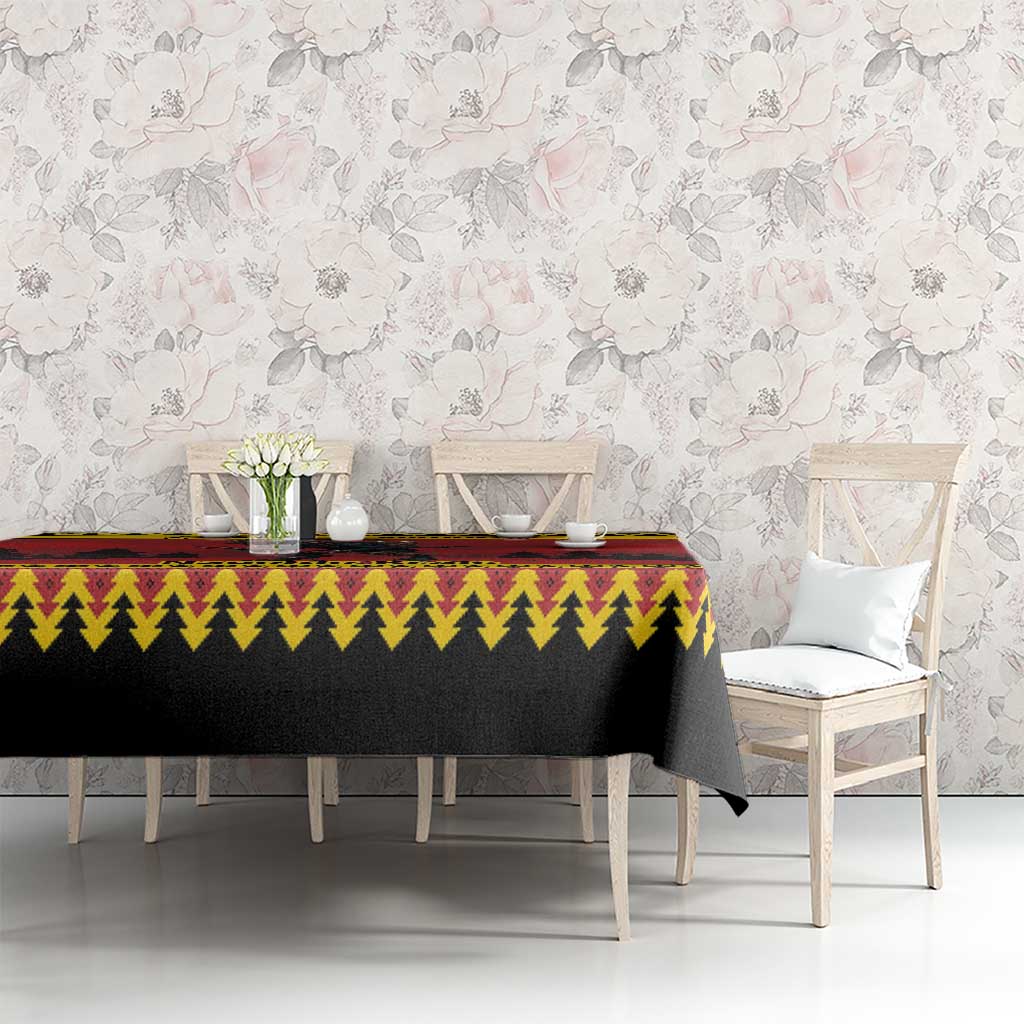 Merry Krampus Germany Tablecloth Frohe Weihnachten - Wonder Print Shop