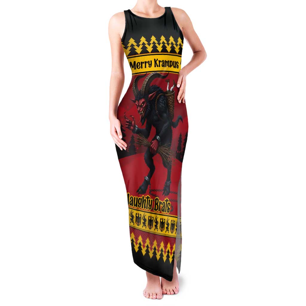 Merry Krampus Germany Tank Maxi Dress Frohe Weihnachten - Wonder Print Shop