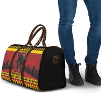 Merry Krampus Germany Travel Bag Frohe Weihnachten - Wonder Print Shop