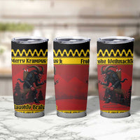 Merry Krampus Germany Tumbler Cup Frohe Weihnachten - Wonder Print Shop