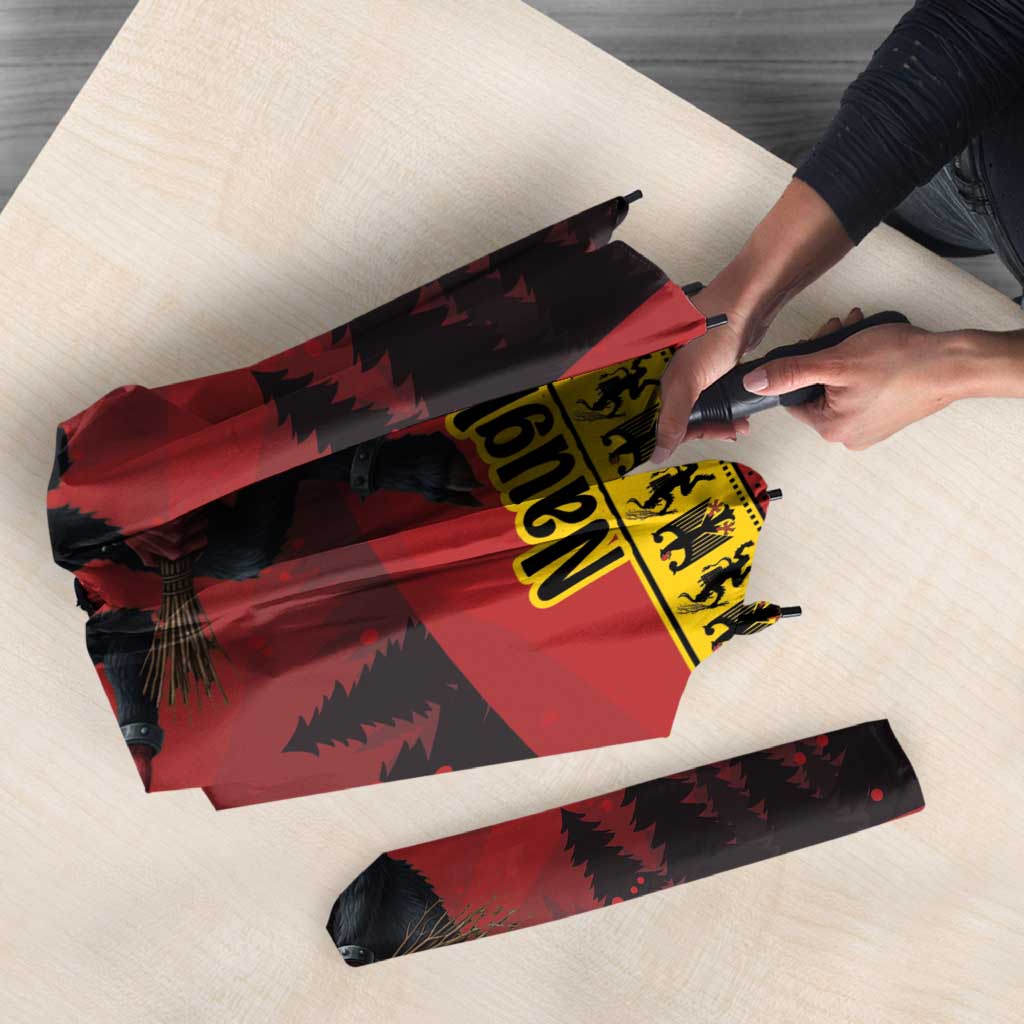 Merry Krampus Germany Umbrella Frohe Weihnachten - Wonder Print Shop