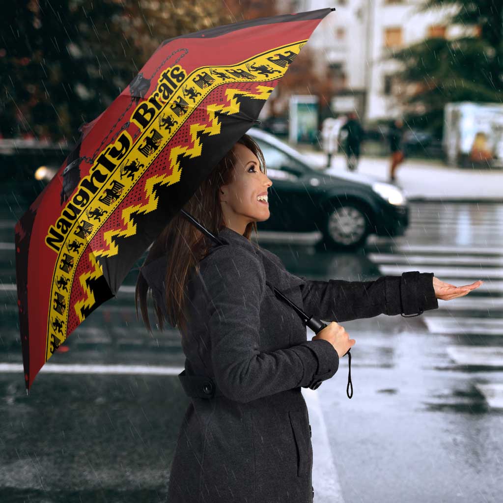 Merry Krampus Germany Umbrella Frohe Weihnachten - Wonder Print Shop