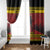 Merry Krampus Germany Window Curtain Frohe Weihnachten - Wonder Print Shop