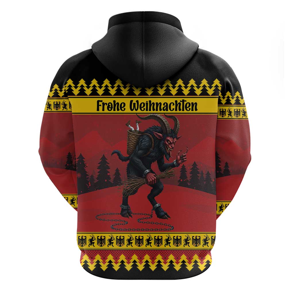 Merry Krampus Germany Zip Hoodie Frohe Weihnachten - Wonder Print Shop