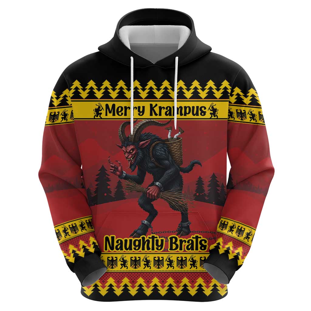 Merry Krampus Germany Zip Hoodie Frohe Weihnachten - Wonder Print Shop