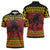 Merry Krampus Germany Zipper Polo Shirt Frohe Weihnachten - Wonder Print Shop