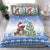 Personalized Nicaragua Christmas Bedding Set Panthera Onca Cute With Christmas Tree - Wonder Print Shop