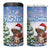 Personalized Nicaragua Christmas 4 in 1 Can Cooler Tumbler Panthera Onca Cute With Christmas Tree - Wonder Print Shop