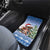 Personalized Nicaragua Christmas Car Mats Panthera Onca Cute With Christmas Tree - Wonder Print Shop