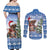 Personalized Nicaragua Christmas Couples Matching Off Shoulder Maxi Dress and Long Sleeve Button Shirt Panthera Onca Cute With Christmas Tree - Wonder Print Shop