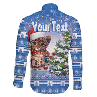 Personalized Nicaragua Christmas Family Matching Mermaid Dress and Hawaiian Shirt Panthera Onca Cute With Christmas Tree - Wonder Print Shop
