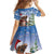 Personalized Nicaragua Christmas Family Matching Off Shoulder Short Dress and Hawaiian Shirt Panthera Onca Cute With Christmas Tree - Wonder Print Shop