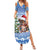 Personalized Nicaragua Christmas Family Matching Summer Maxi Dress and Hawaiian Shirt Panthera Onca Cute With Christmas Tree - Wonder Print Shop