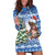 Personalized Nicaragua Christmas Hoodie Dress Panthera Onca Cute With Christmas Tree - Wonder Print Shop