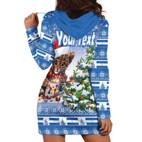 Personalized Nicaragua Christmas Hoodie Dress Panthera Onca Cute With Christmas Tree - Wonder Print Shop