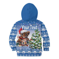 Personalized Nicaragua Christmas Kid Hoodie Panthera Onca Cute With Christmas Tree - Wonder Print Shop