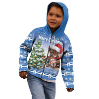 Personalized Nicaragua Christmas Kid Hoodie Panthera Onca Cute With Christmas Tree - Wonder Print Shop