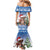 Personalized Nicaragua Christmas Mermaid Dress Panthera Onca Cute With Christmas Tree - Wonder Print Shop