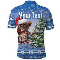 Personalized Nicaragua Christmas Polo Shirt Panthera Onca Cute With Christmas Tree - Wonder Print Shop