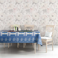 Personalized Nicaragua Christmas Tablecloth Panthera Onca Cute With Christmas Tree - Wonder Print Shop