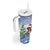 Personalized Nicaragua Christmas Tumbler With Handle Panthera Onca Cute With Christmas Tree - Wonder Print Shop