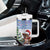 Personalized Nicaragua Christmas Tumbler With Handle Panthera Onca Cute With Christmas Tree - Wonder Print Shop