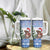 Personalized Nicaragua Christmas Tumbler With Handle Panthera Onca Cute With Christmas Tree - Wonder Print Shop
