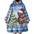 Personalized Nicaragua Christmas Wearable Blanket Hoodie Panthera Onca Cute With Christmas Tree - Wonder Print Shop