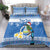 Personalized Nicaragua Christmas Bedding Set Turquoise-Browed Motmot With Coat Of Arms - Wonder Print Shop