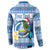 Personalized Nicaragua Christmas Button Sweatshirt Turquoise-Browed Motmot With Coat Of Arms - Wonder Print Shop